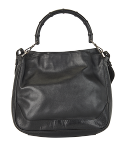 Bamboo 2-Way Tote, Leather, Black, 0014095002058, DB, 2*